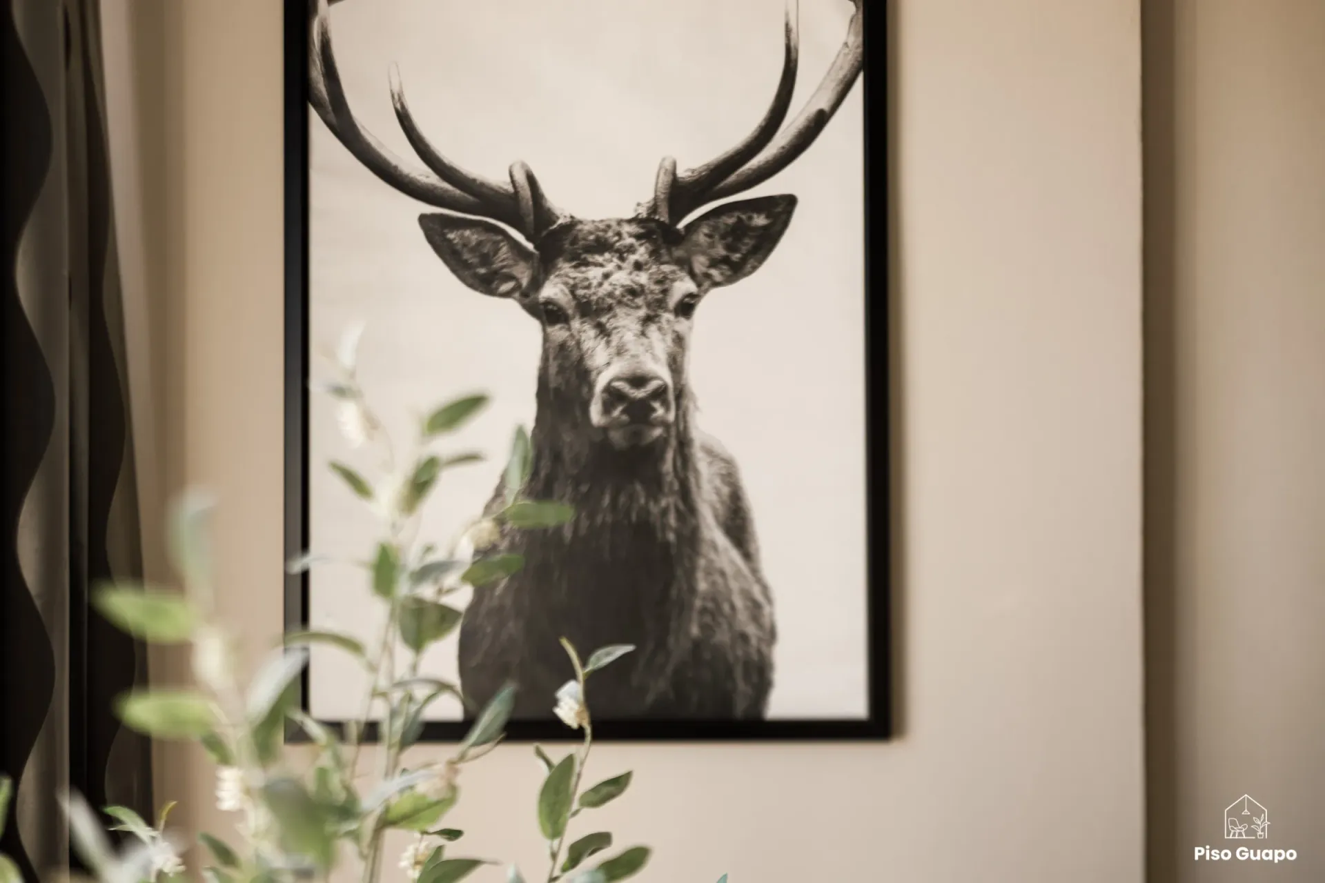 Fotografía inmobiliaria de detalles decorativos en vivienda de Barcelona