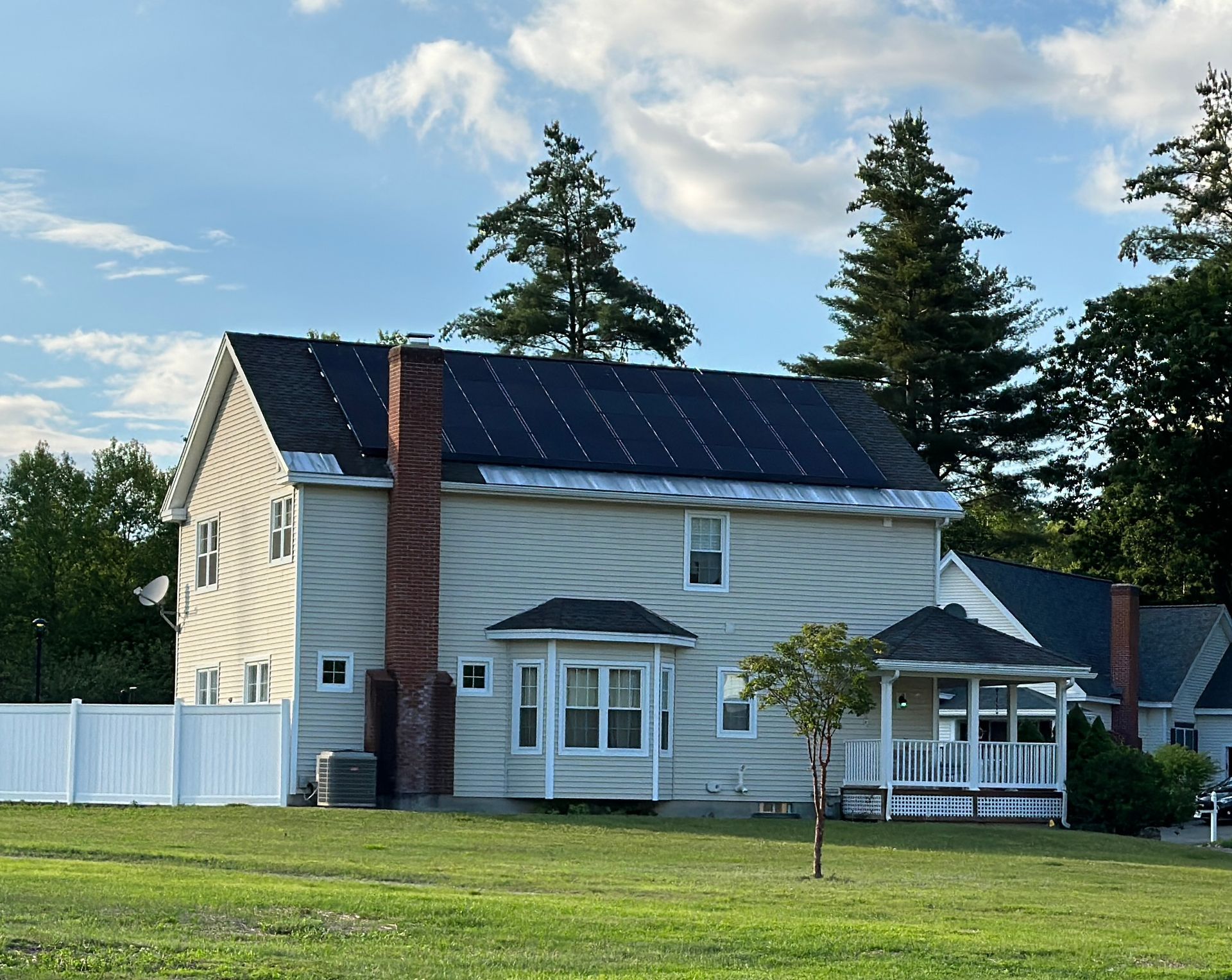 Timeline display of Merrimack Solar’s growth and milestones
