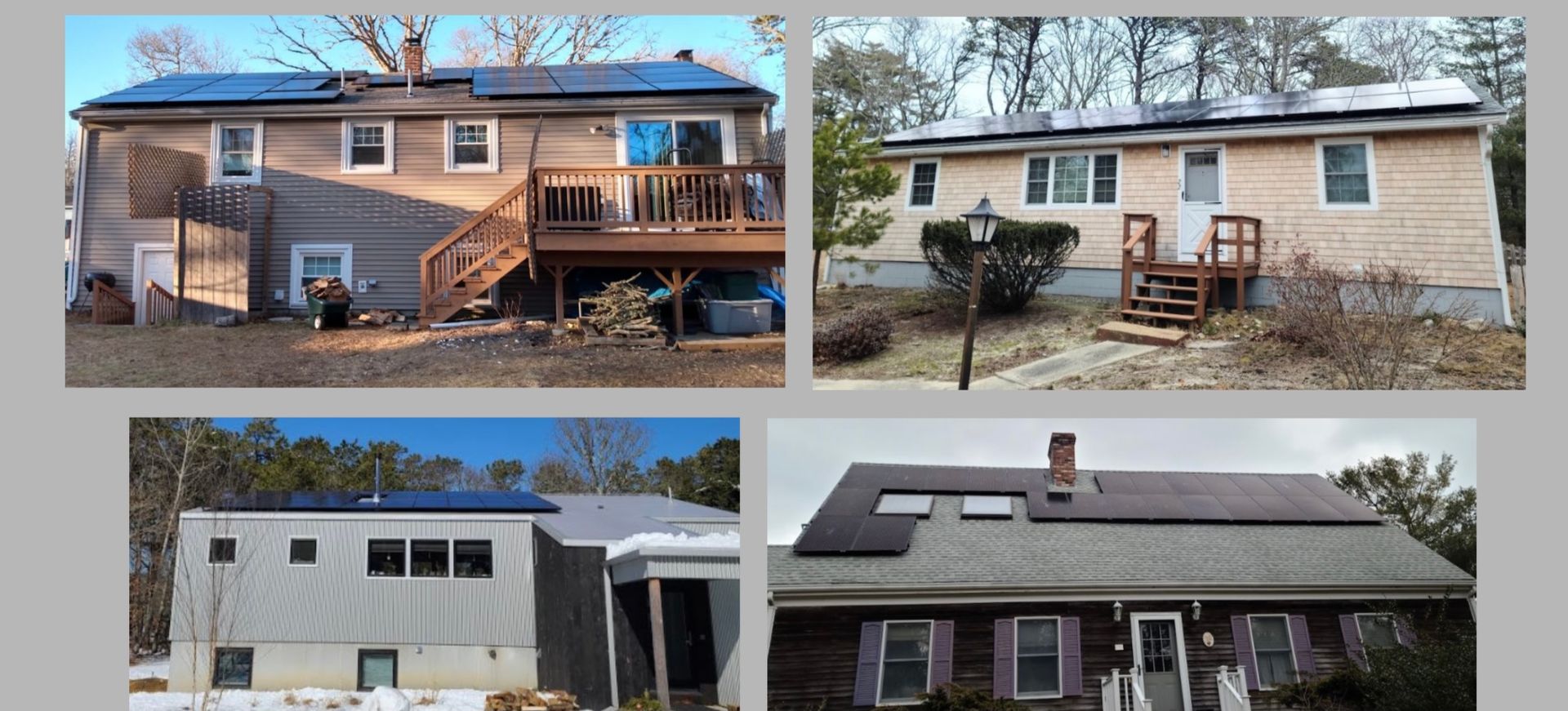 Homeowner discussing cleaning schedule with Merrimack Solar rep