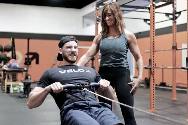 Man with Personal Trainer