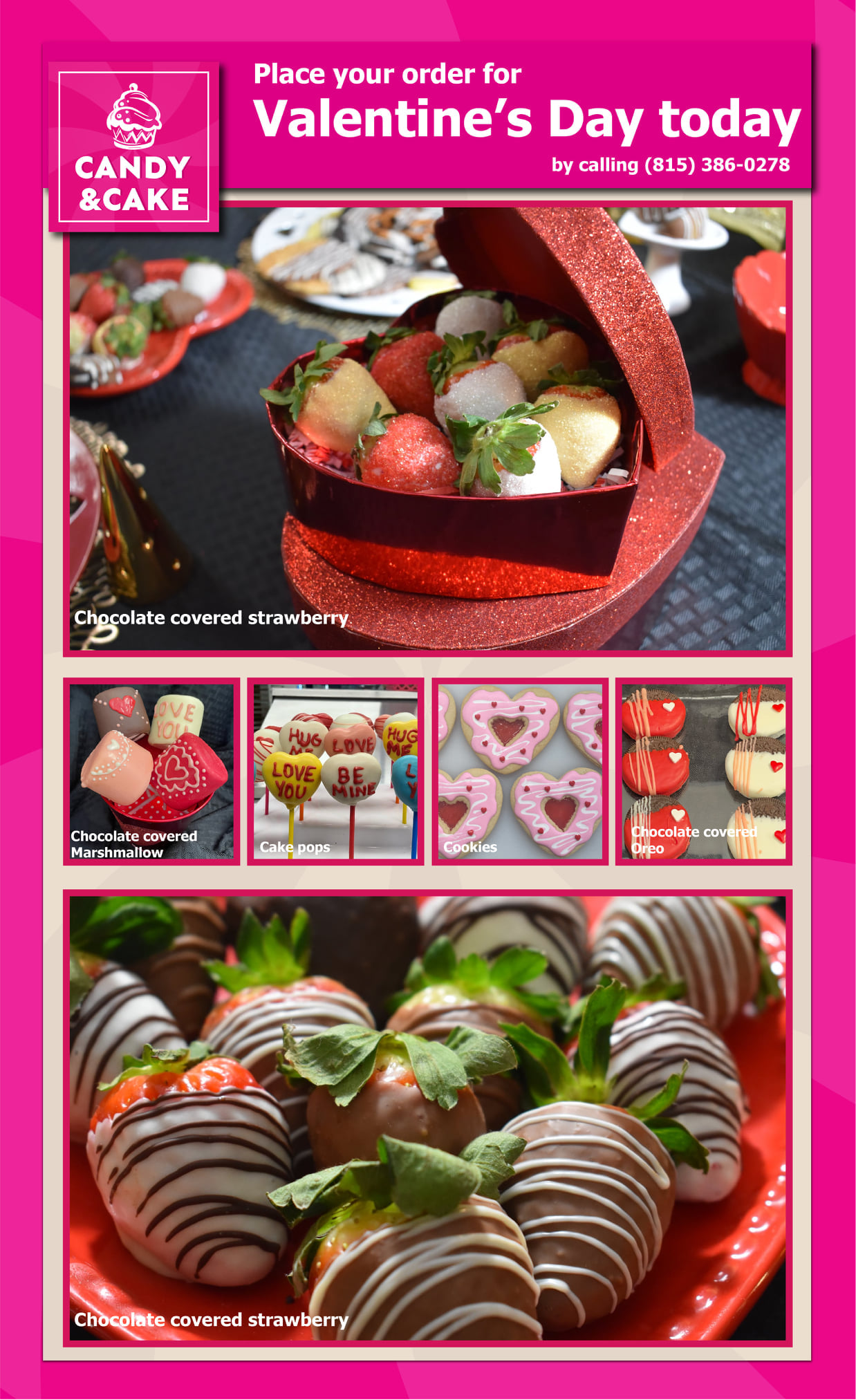 Cheesecakes and Strawberries in Bourbonnais, IL Candy & Cake