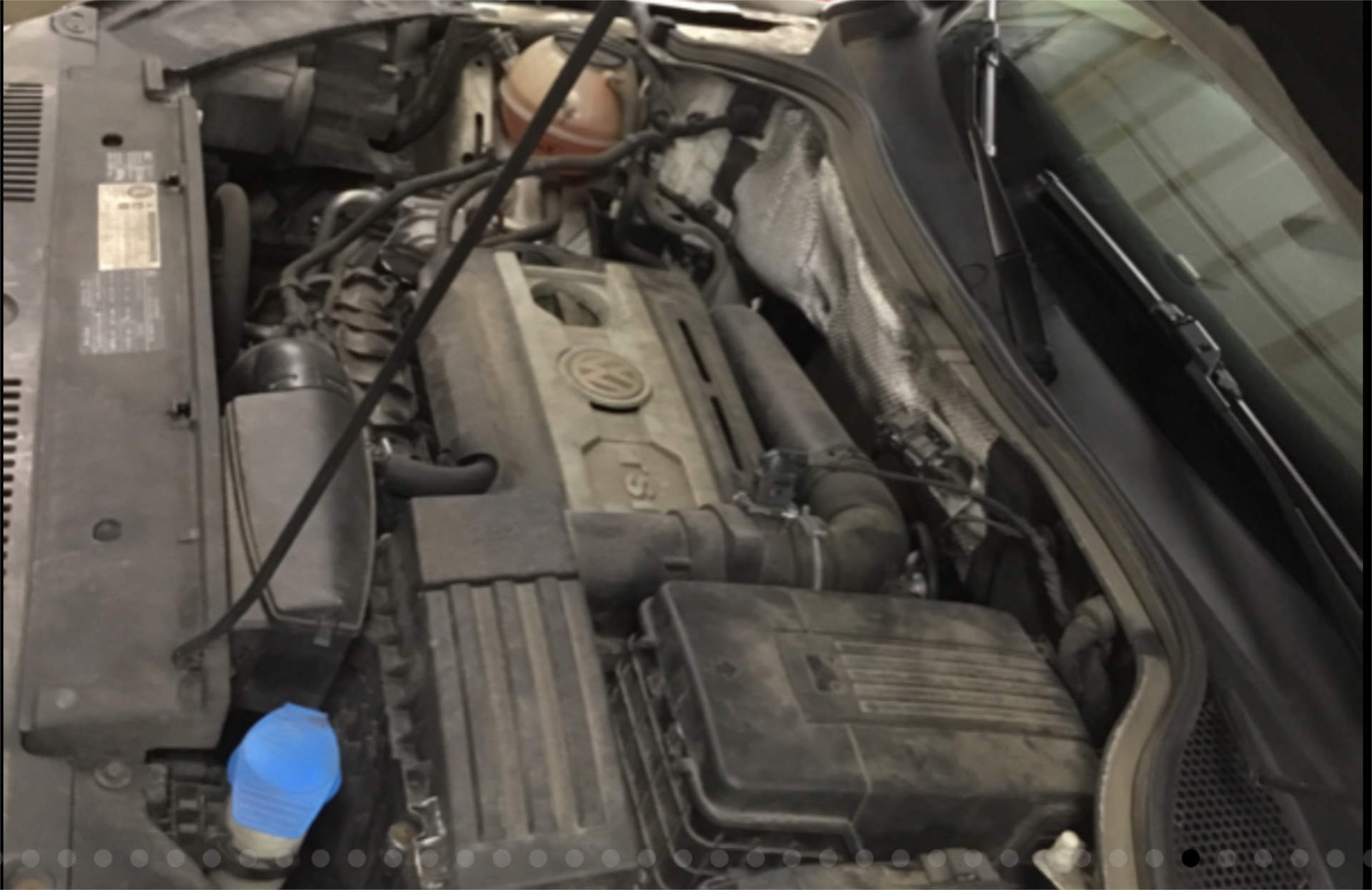 Before Engine Bay Detailing