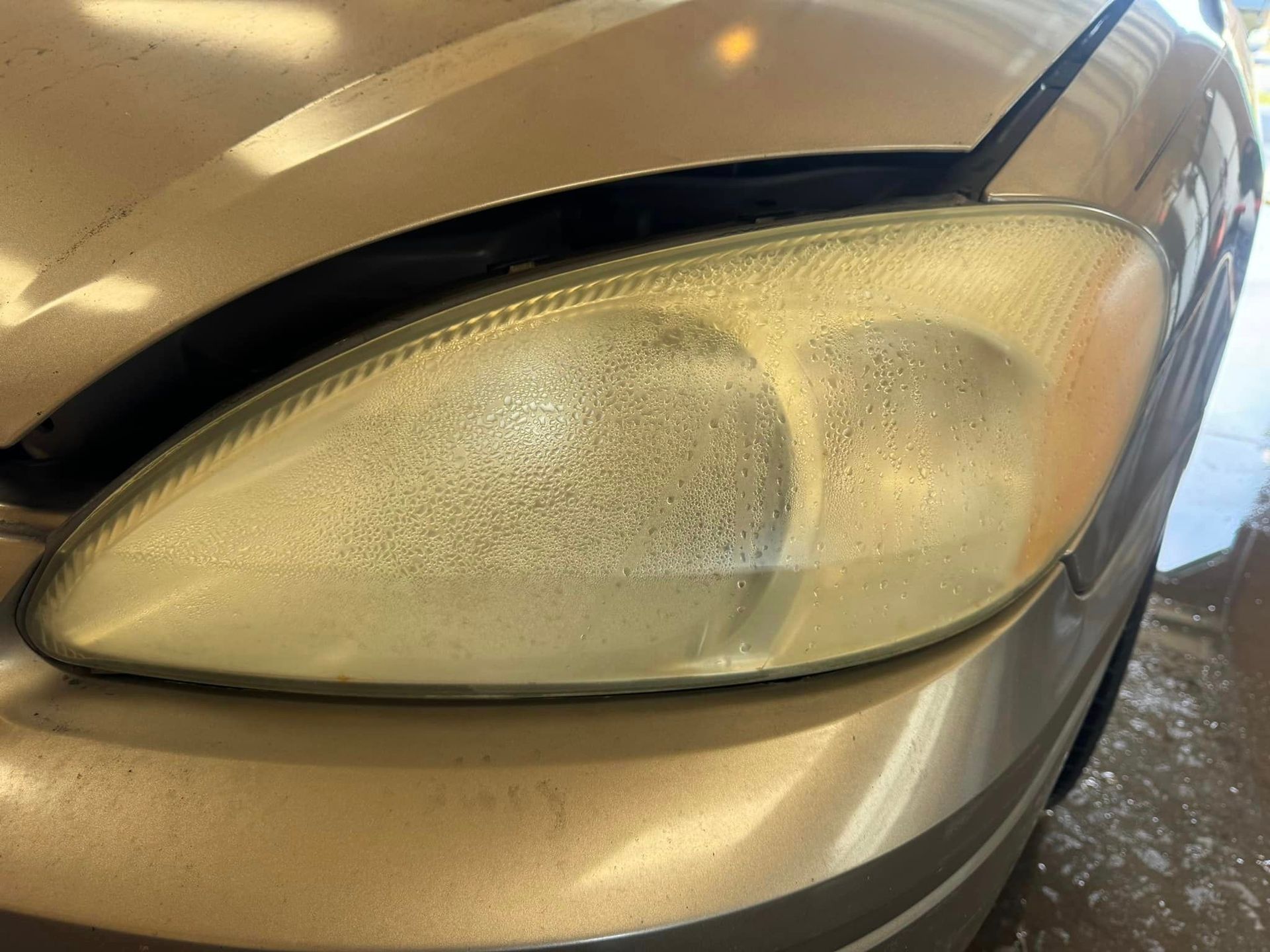 Before Headlight Restoration