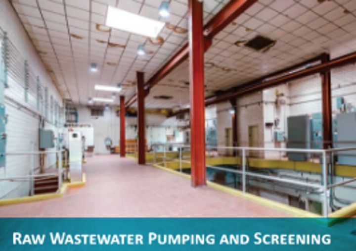 Raw Wastewater Pumping and Screening Room
