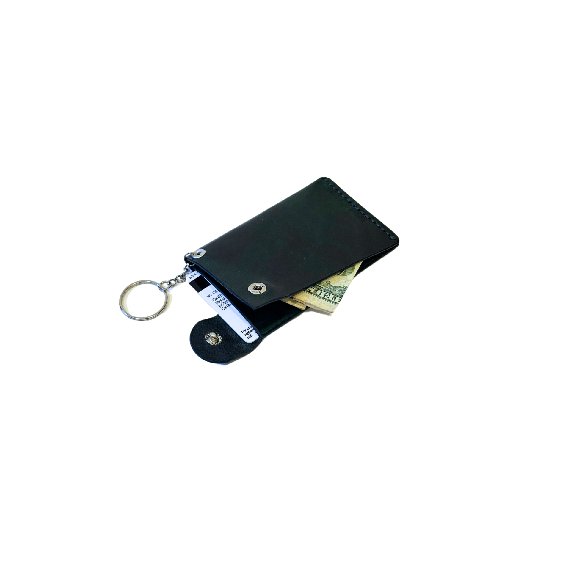 Green Wallet Keychain