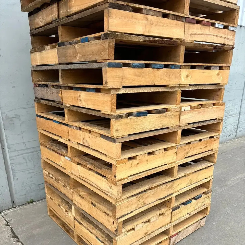 Standard Half Skid Light and Heavy Duty recycled timber pallets for sale in Ballarat