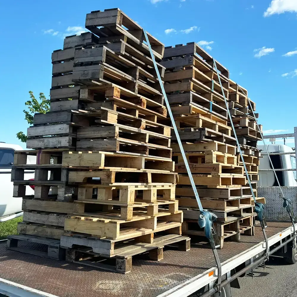 Mixed Skids recycled timber pallets for sale in Ballarat