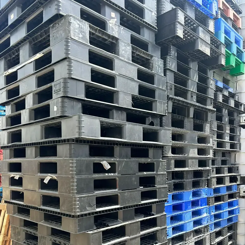 Export Mixed Plastic recycled pallets for sale in Ballarat