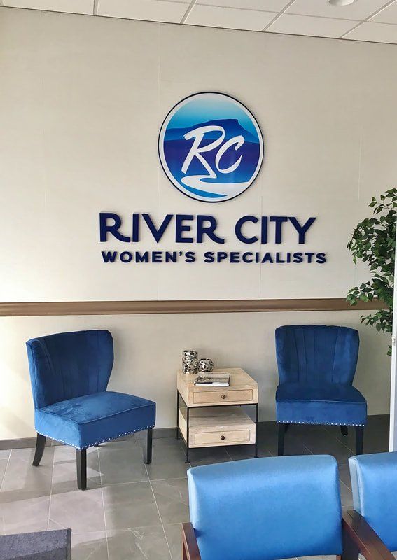 A waiting room for river city women 's specialists