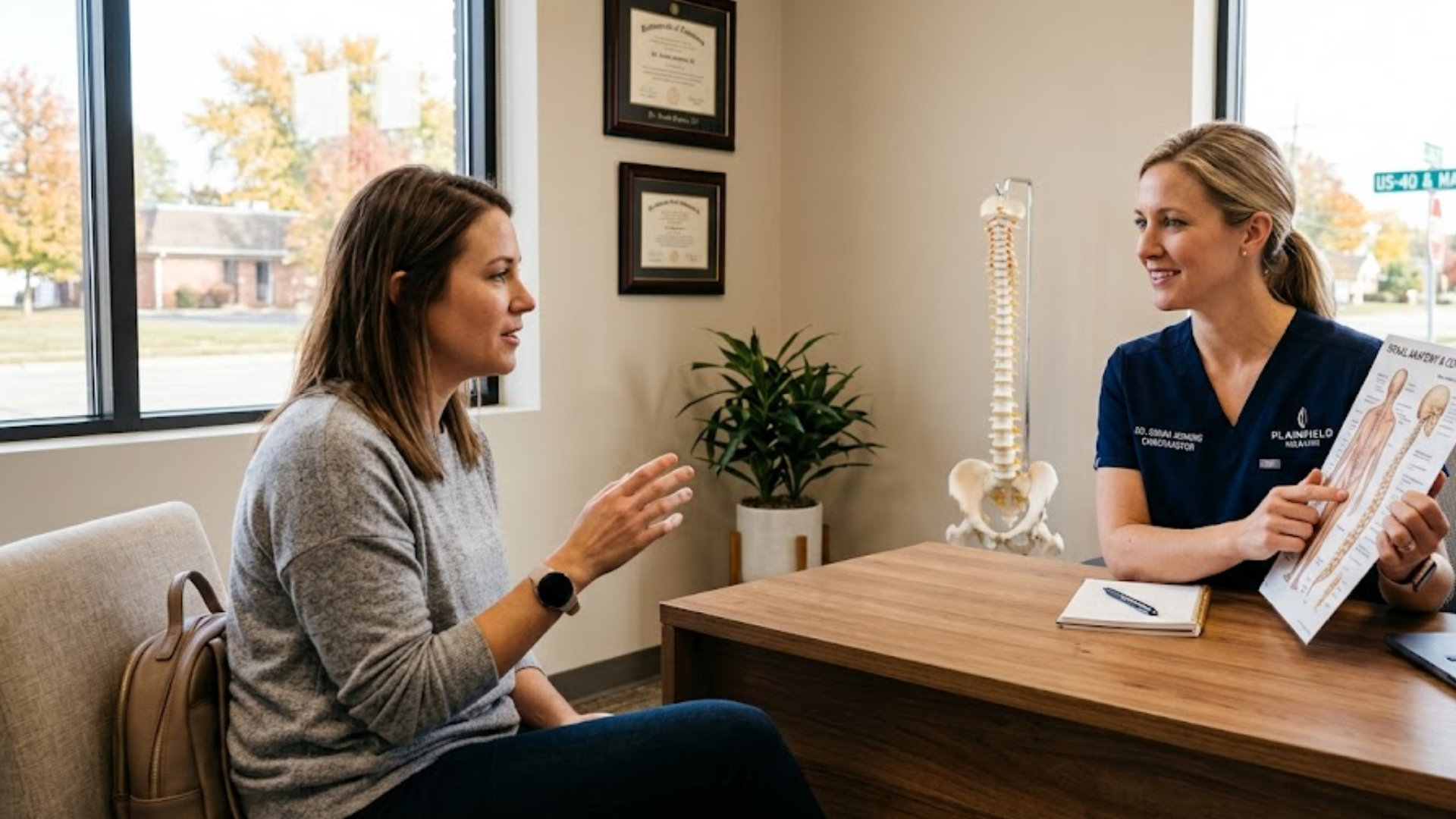 chiropractic consultation Plainfield IN clinic