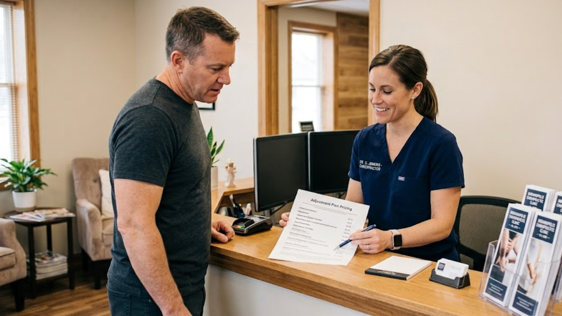 chiropractic adjustment pricing discussion