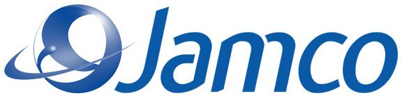 Jamco logo with a blue stylized globe and blue text.