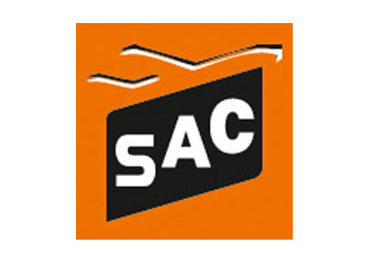 Logo for SAC, featuring 