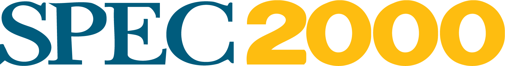 SPEC 2000 logo with blue 