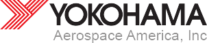 Yokohama Aerospace America, Inc. logo with red and black text, and a stylized red Y.
