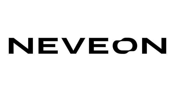 NEVEON logo, black text on white background. The 