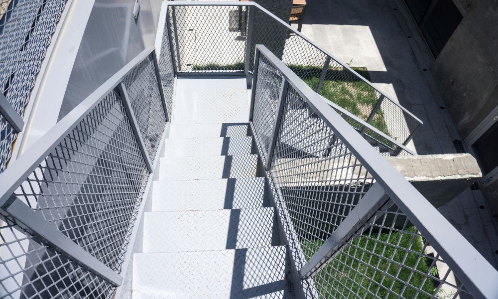 Why Do Office Buildings Have Mesh Guardrails?
