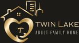 A logo for twin lake adult family home