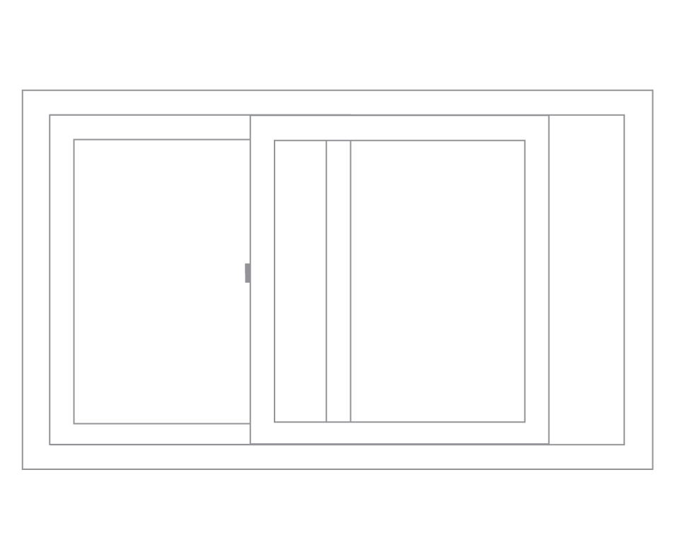 gliding window