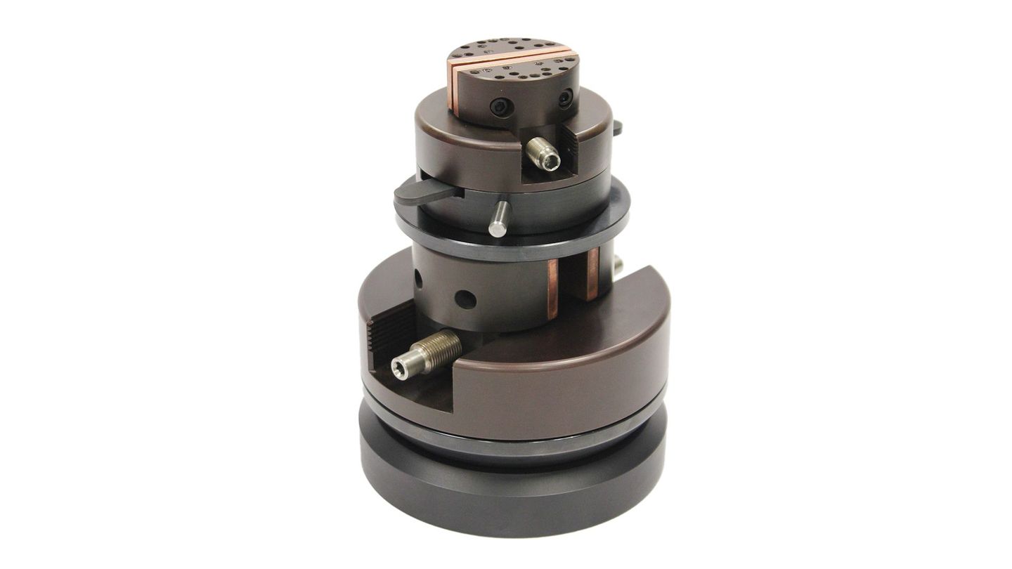 The A450 vise on a ball vise