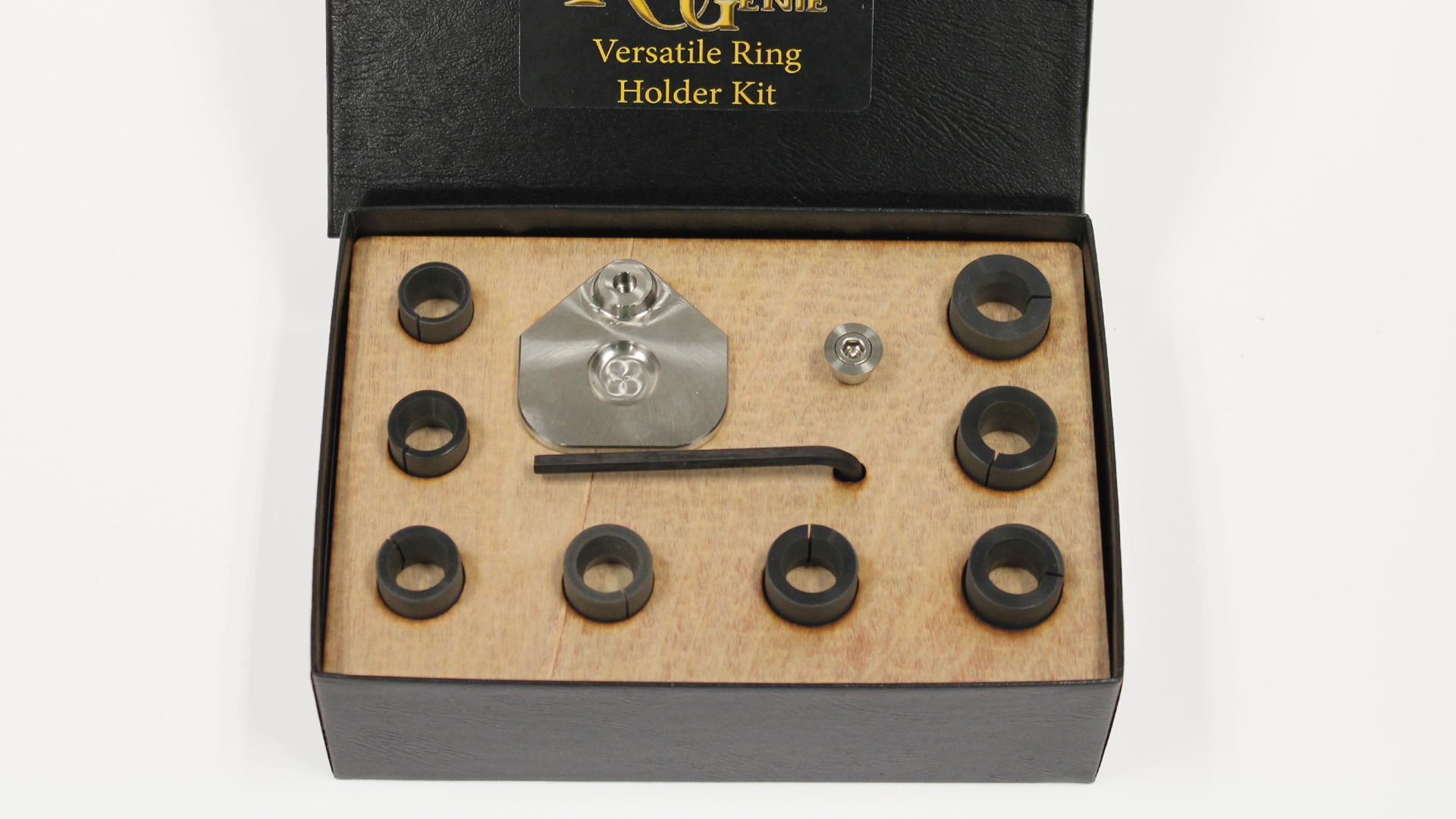 Versatile Ring Holder Kit with Collets