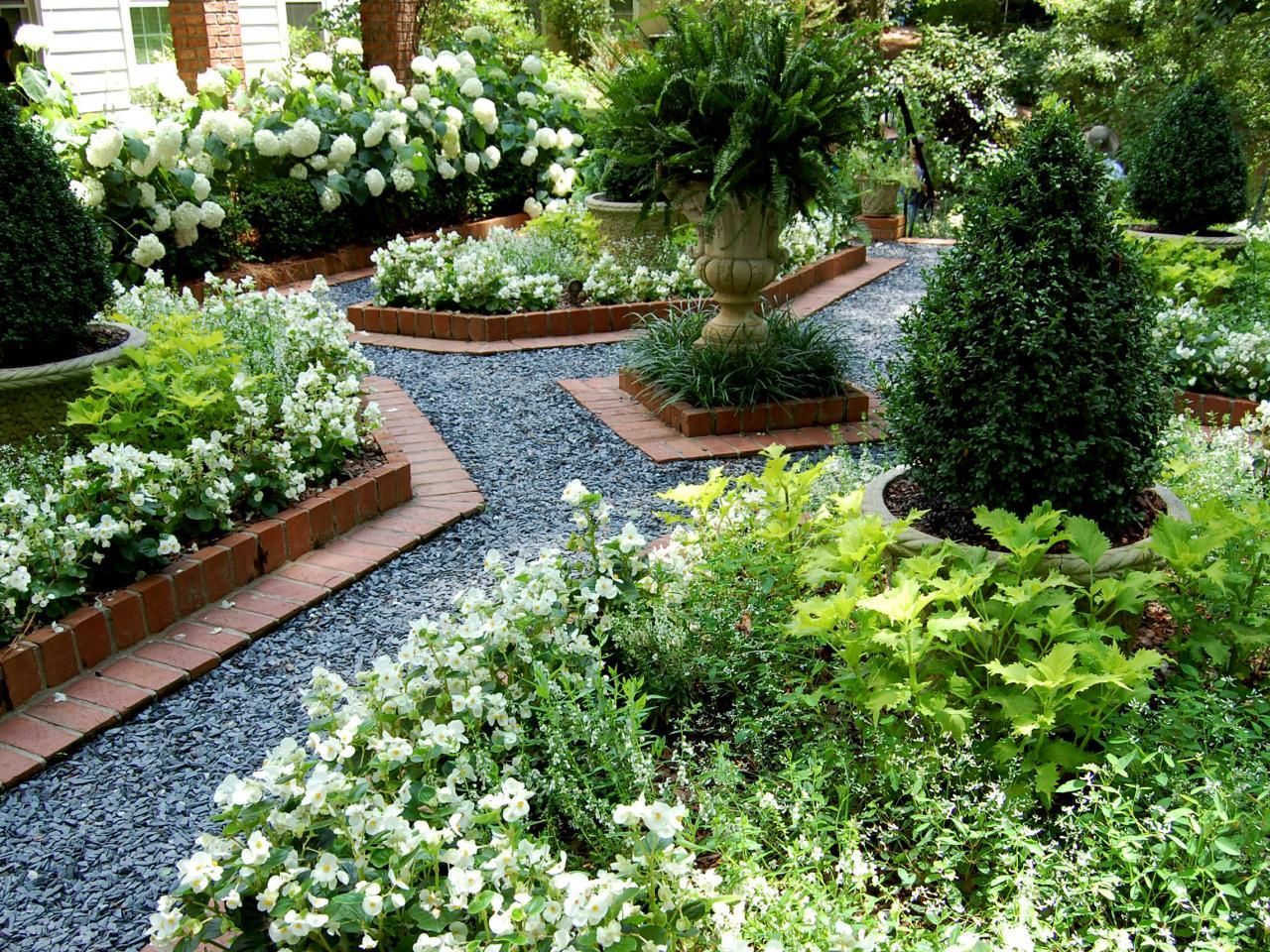 A garden filled with lots of plants and flowers