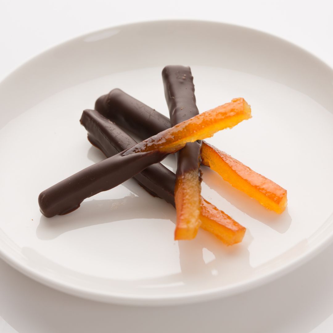 Chocolate orangettes