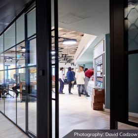 A photo of a hallway taken by david cadzow