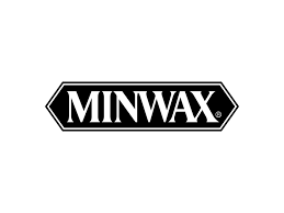 The minwax logo is black and white on a white background.