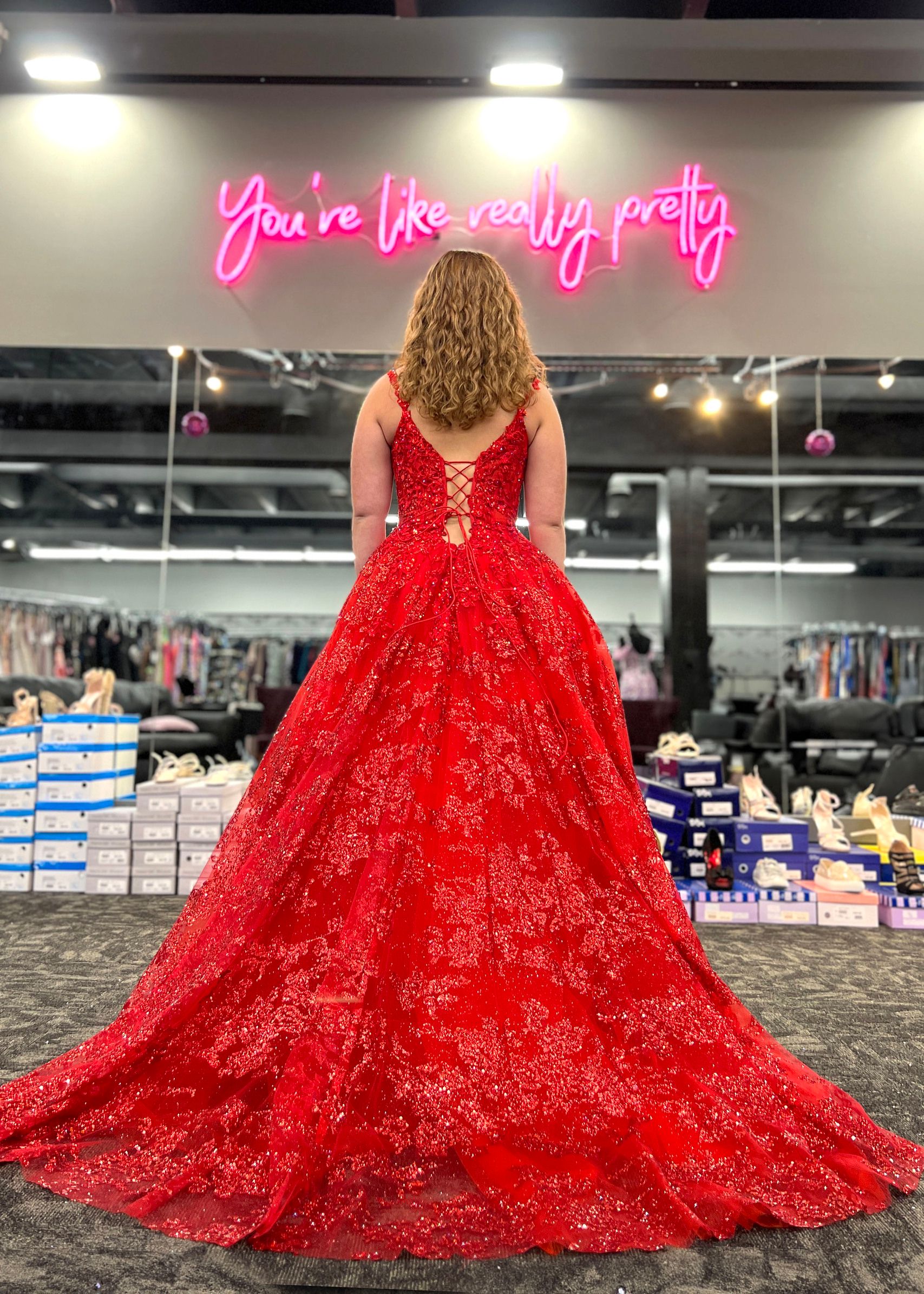 peppermayo maxi dress Joanie A-Line Evening Gown Luxurious Colour:PINK 3 grenat