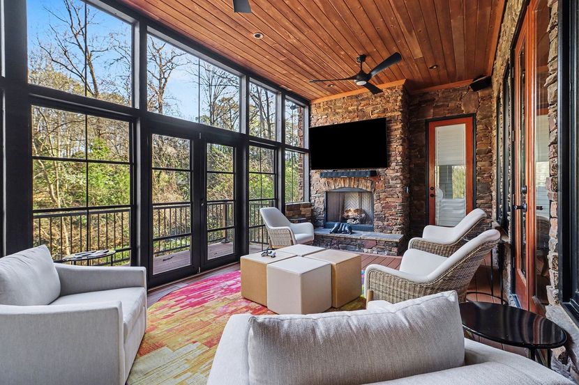 Permit drawings and material samples for outdoor project planning