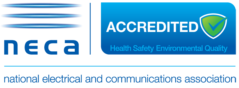 NECA WHS HSEQ Blue Accredited Logo