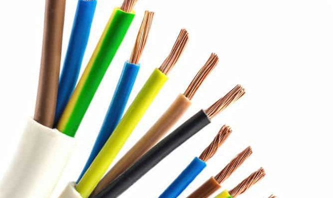 Close-up of a Cut Electrical Cable — Ralph Ottmann Electrical in Pomona, QLD
