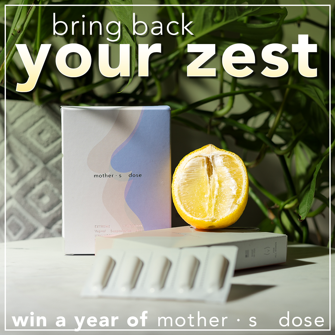 An advertisement for a product that says bring back your zest