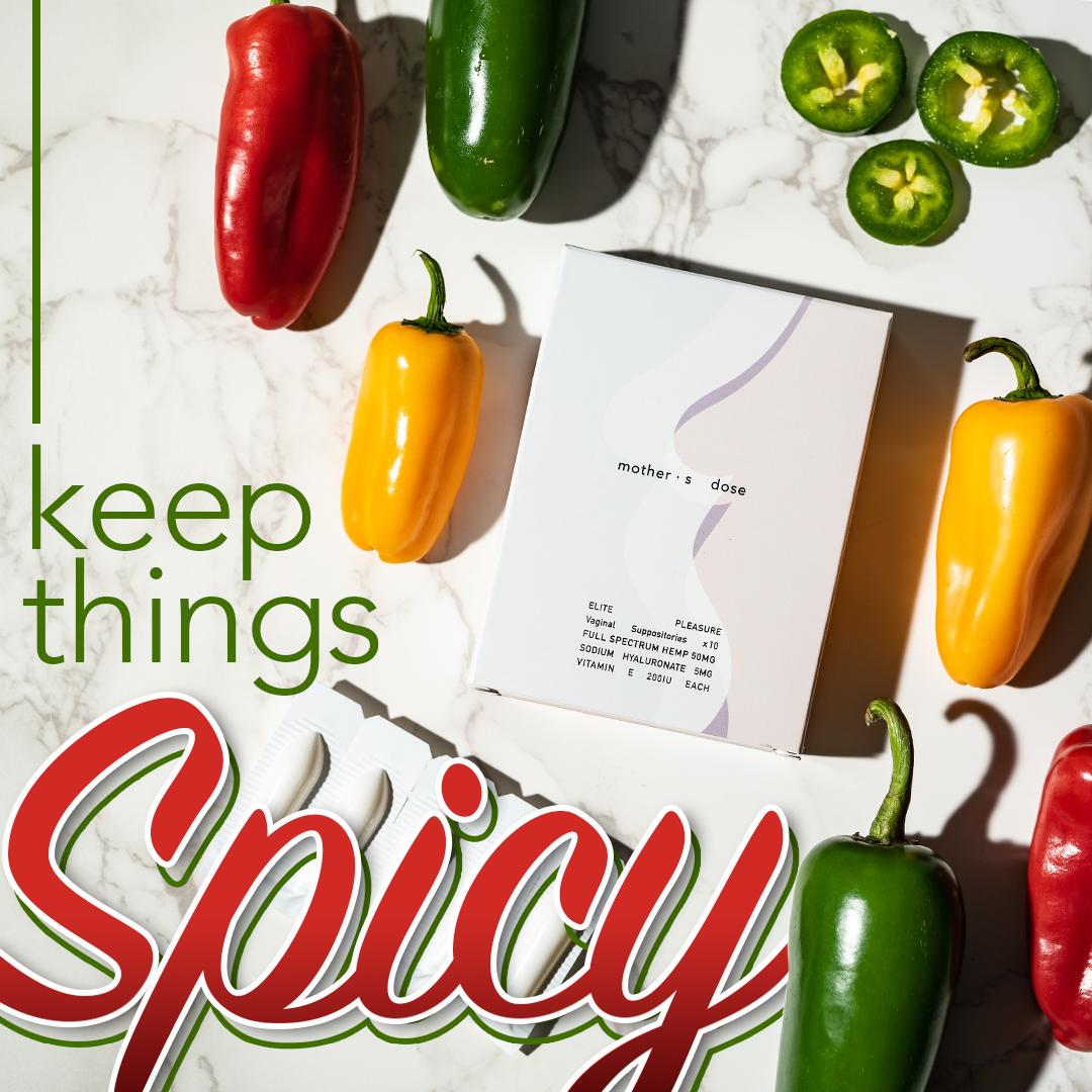 A poster that says keep things spicy on it