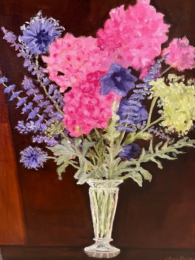 Floral Vase by Chris Robbins