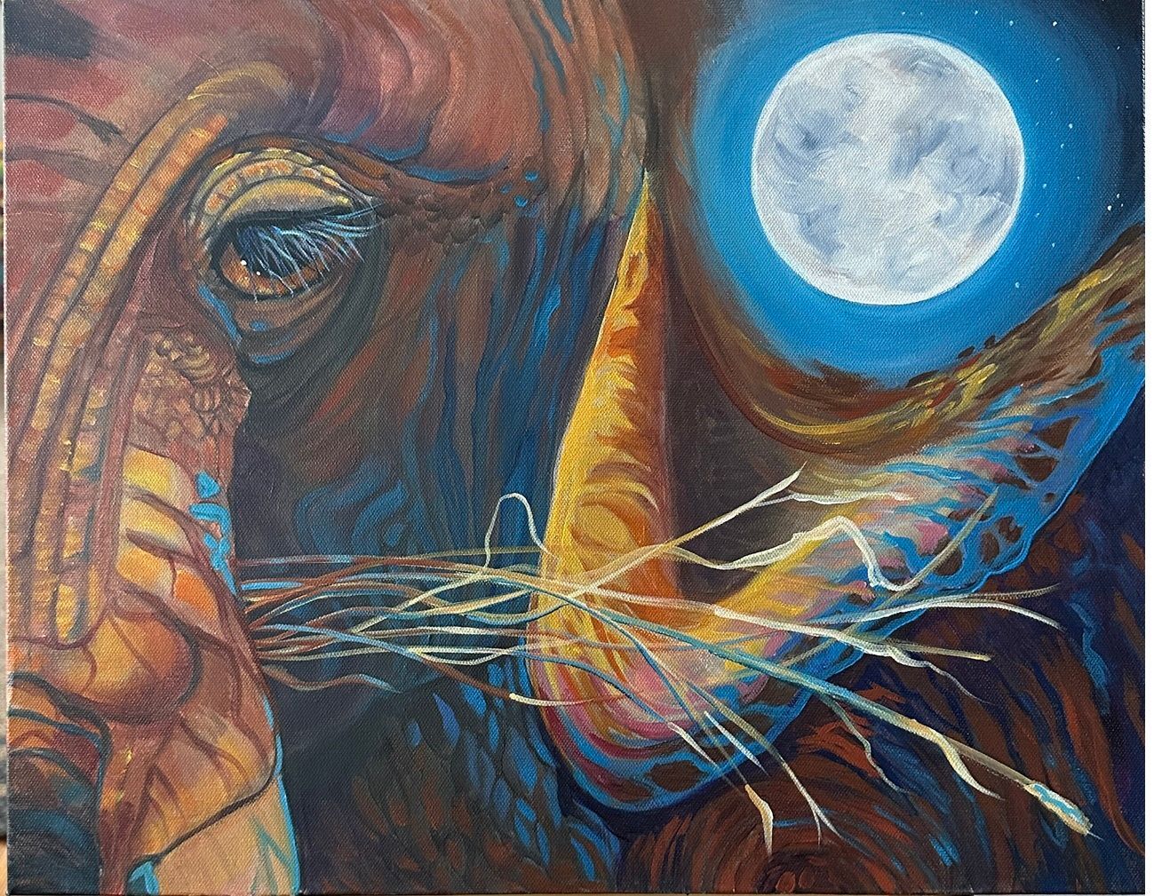 Moonlight Memories Acrylic by Deb Weiser