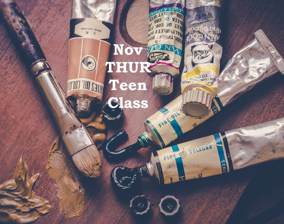 Teen Thursday NOV with 4 sessions @ $18
