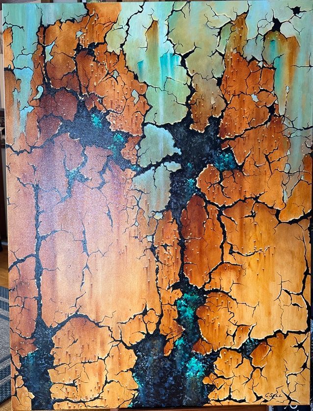 Orange Fracture by Cris Sell