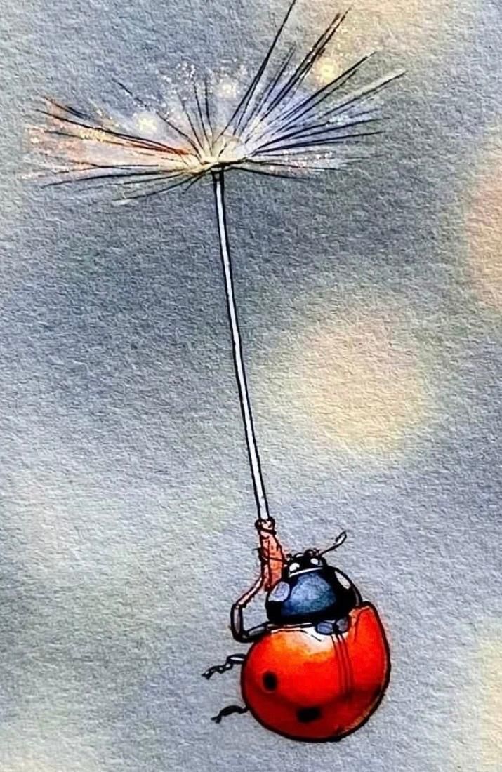 Saturday SEPT 26th 1-Hour Class - Ink & Watercolors