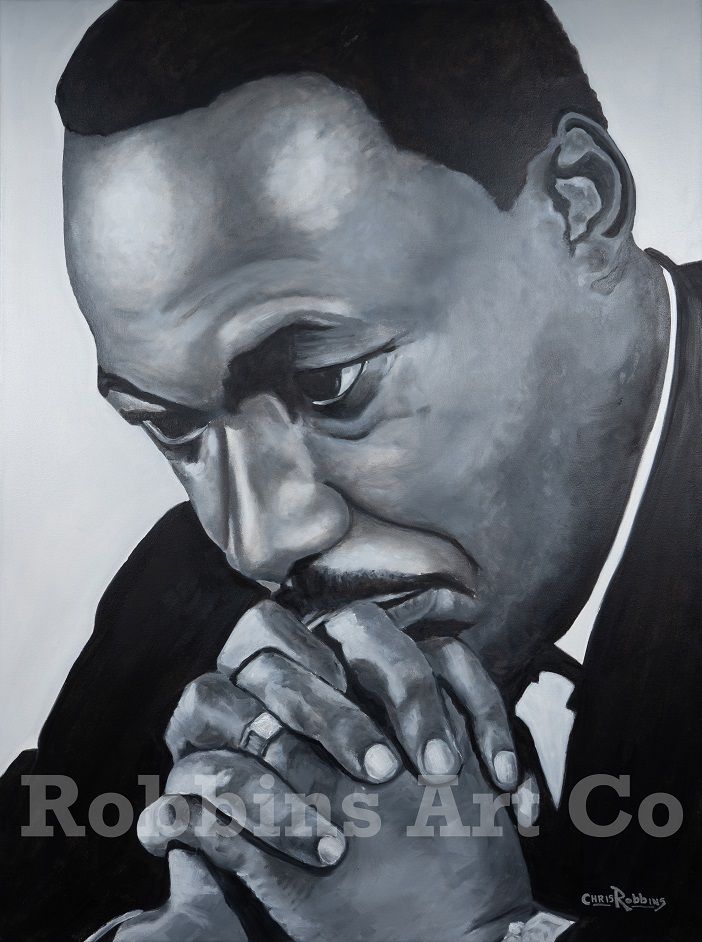 ML King Giclee by Chris Robbins