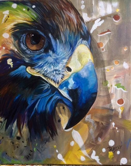 The Hawk by Deb Weiser, 8 x 10 print