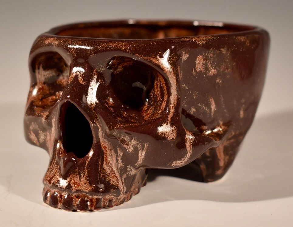 The Skull Adventurine Mug by Emily Hiner
