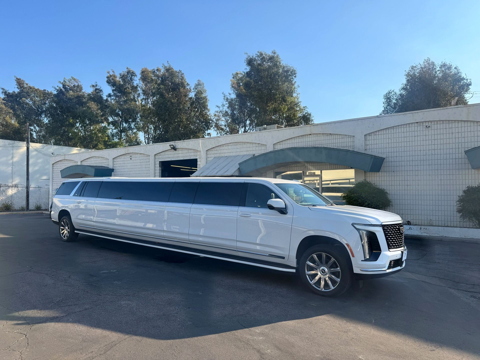 2027 Cadillac Escalade Stretch Limo exterior - RPD Limo