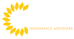 Yellow leaf-circle logo with “Insurance Advisors” text on a white background