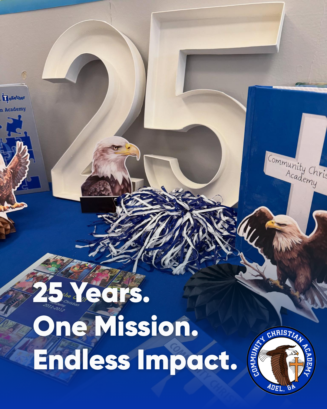 Celebrating 25 years with a large