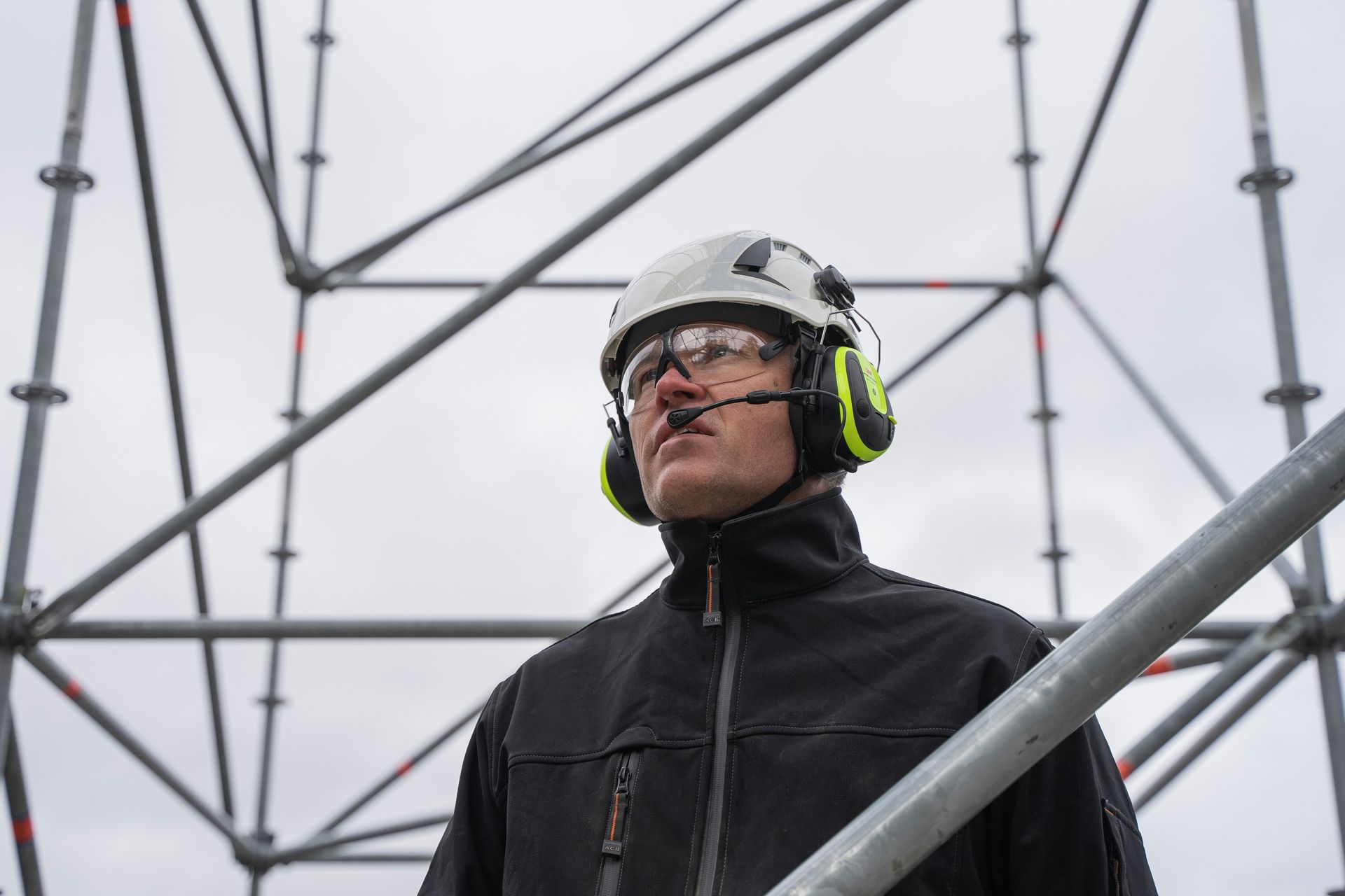 Construction Worker Wearing Protective Gear — EyeMax EyeCare in Lake Macquarie, NSW