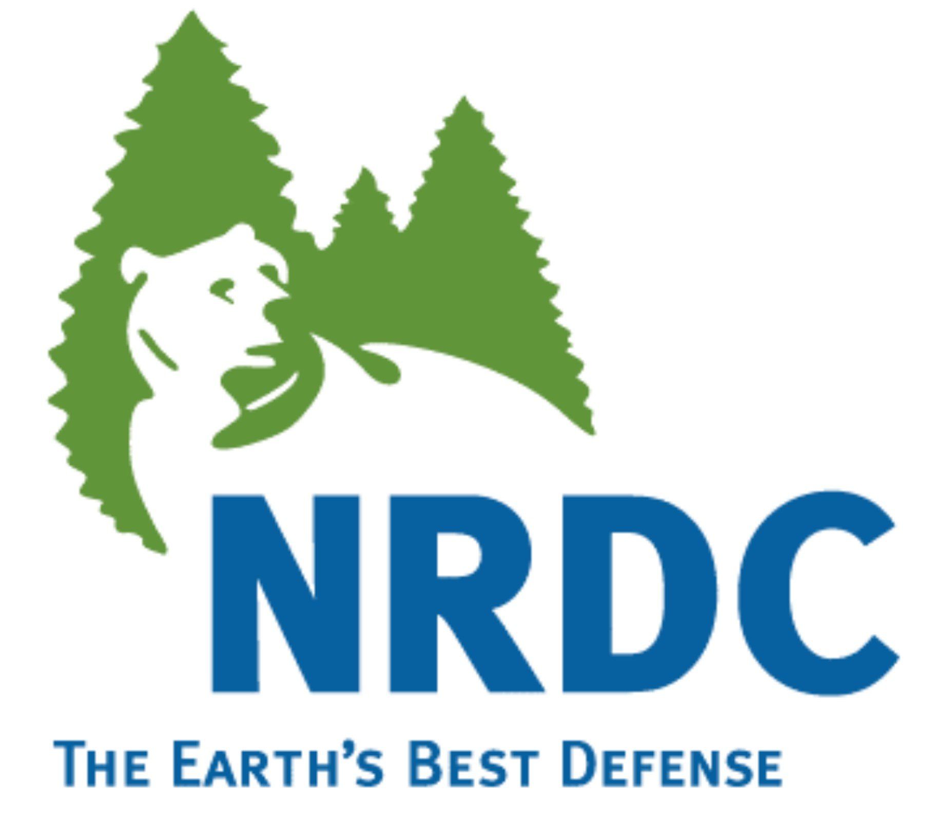 A logo for nrdc the earth 's best defense