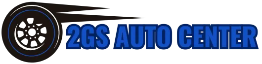 A logo for 205 auto center with a wheel in the middle.