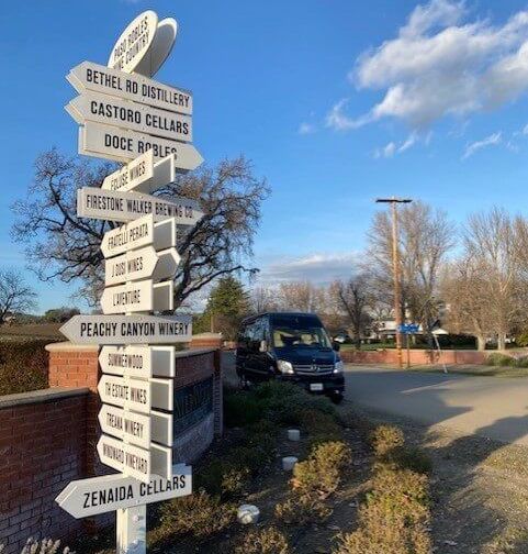 private wine tours in Paso Robles Wine Country